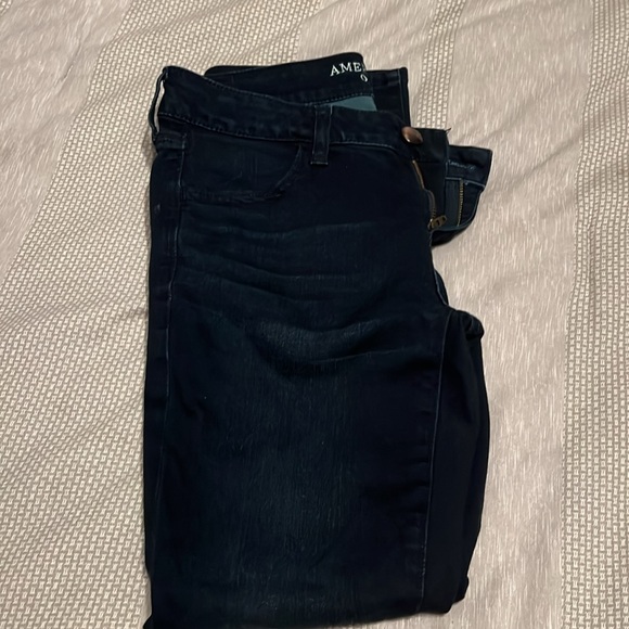 Women’s American Eagle Jeggings size 10S dark wash - Picture 3 of 5